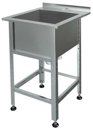 Ванна моечная МариХолодМаш МБ-1-0,45-0,8/0,8 (ванна из AISI 430, t=0,6)